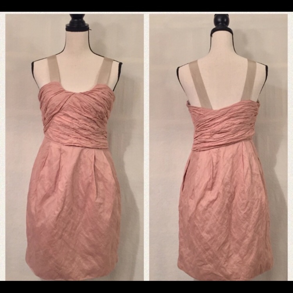 J. Crew blush pink crinkled cotton Vivette dress - Picture 3 of 7